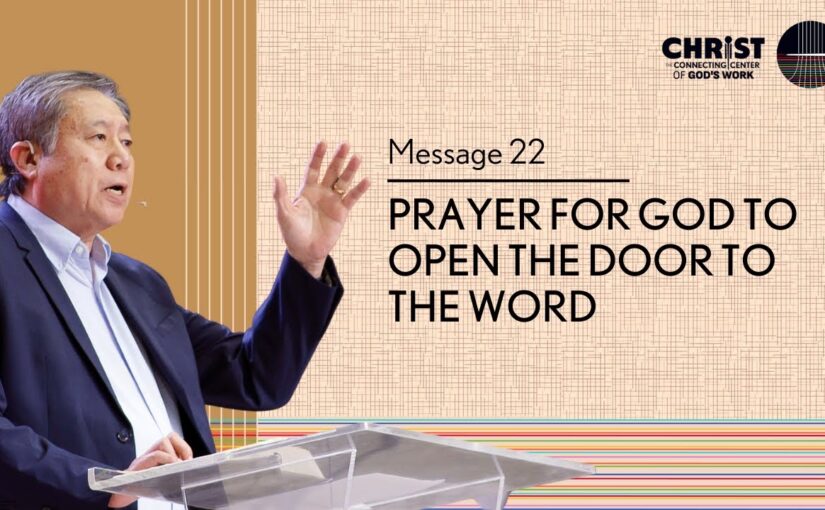 International Conference M22 – Prayer for God to open the Door to the Word